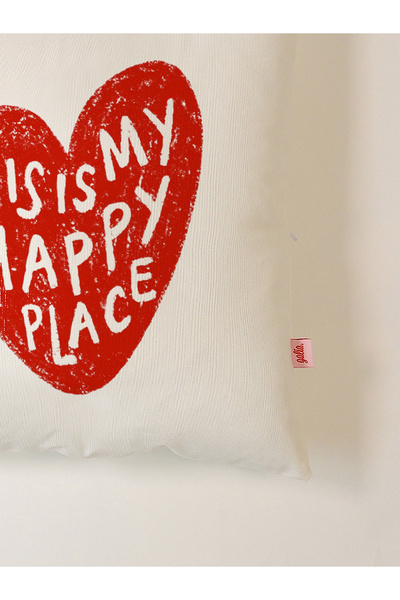 Galia Tasarım My Happy Place - Pillow Case 45X45 cm