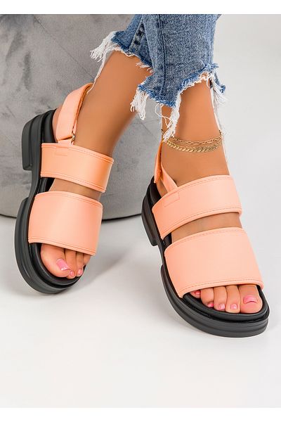 starlike Women's pink platform sandals A112