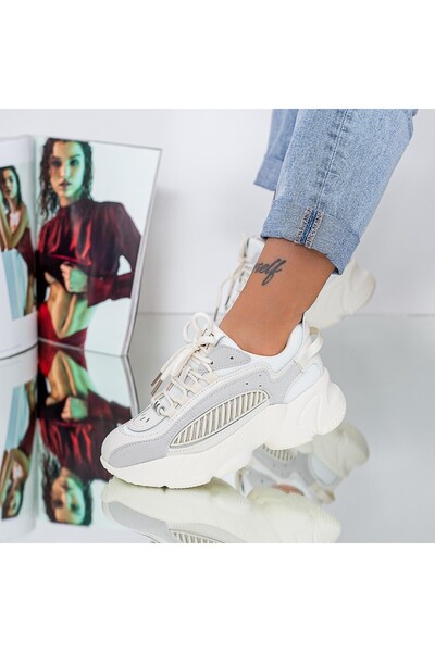 mei Γυναικεία Αθλητικά Παπούτσια 20A20 Μπεζ