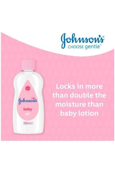 Johnson's Baby Baby Oil 300ml - Pure & Gentle Daily Care
