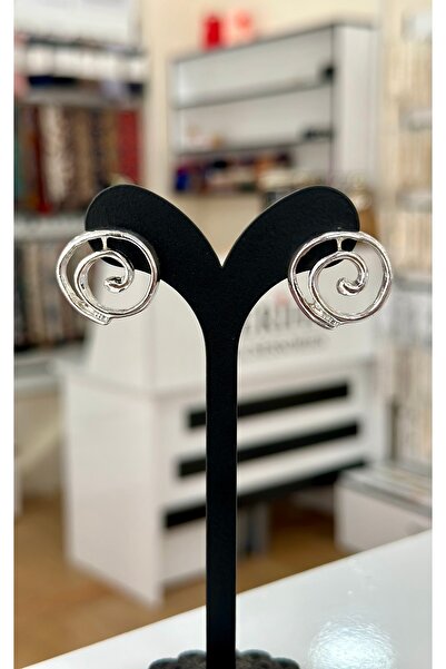 FERİHA DESING Spiral Tasarımlı Küpe – El Yapımı Özel Model