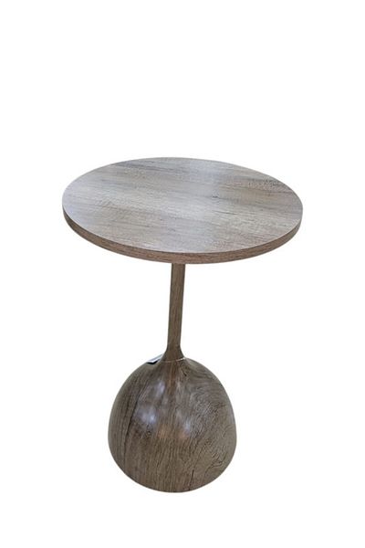 Generic Mini Round Coffee Table for Sofa or Bedside, Side Table for Living Room, Bedroom 40x40x55cm