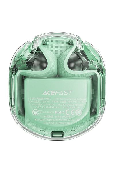 Acefast Słuchawki bezprzewodowe Bluetooth TWS T8 miętowe