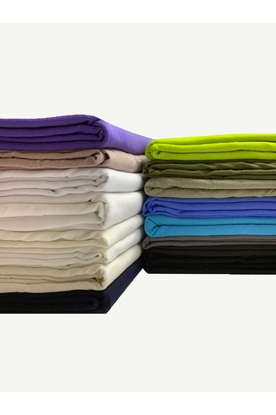 Yiğit Kumaş Single Jersey Fabric Combed Cotton Set, 16 Pieces with Lengths between 100-110 cm