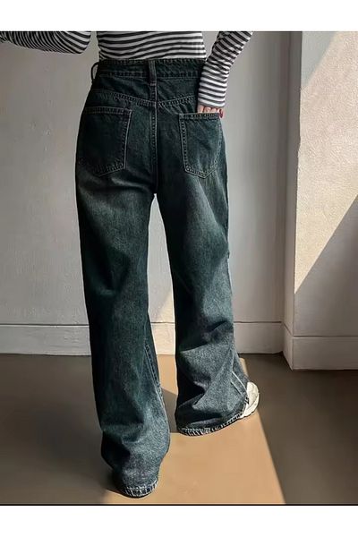 DEEFWEAR Y2K Unisex Baggy Jean Pants