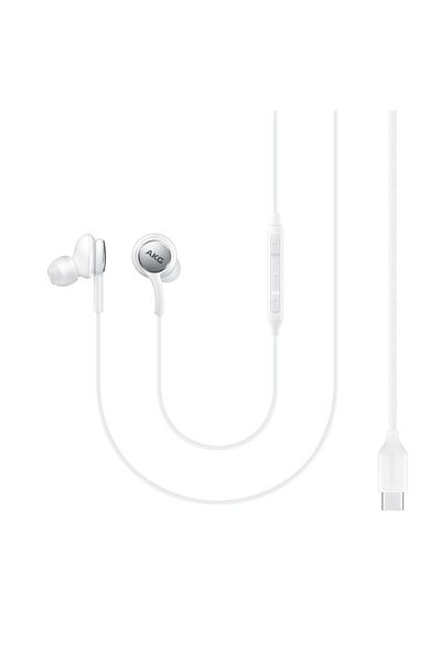 Samsung Przewodowe słuchawki dokanałowe AKG złącze USB-C biały