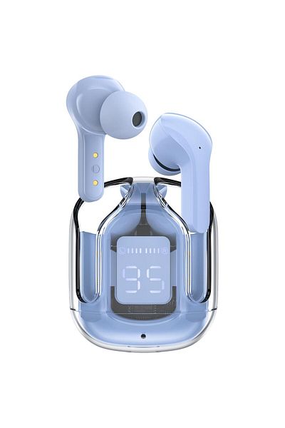 Acefast Căști wireless intraauriculare TWS Bluetooth, albastru deschis