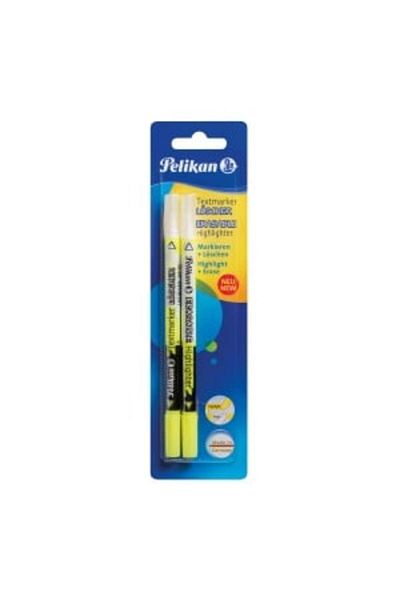 Pelikan Marker Correctors for Highlighters, Color Yellow, Medium Tip, Set of 2, Blister Pack