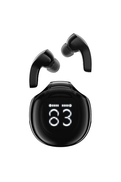 Tronsmart Słuchawki bezprzewodowe T9 Bluetooth 5.3 douszne USB-C czarne