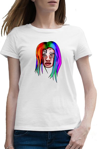OEM Tricou femei Tekashi Face 6ix9ine Rap