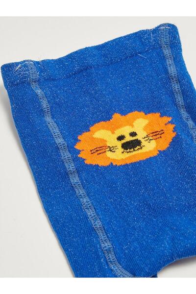 LC Waikiki Baskılı Erkek Bebek Külotlu Çorap (W1)