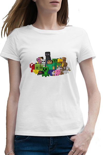 OEM Tricou femei Minecraft Everybody