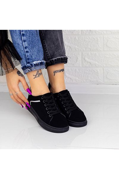 mei Pantofi Sport Dama 2M3 Negru-Argintiu