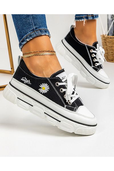 starlike Women's black sports shoes A133