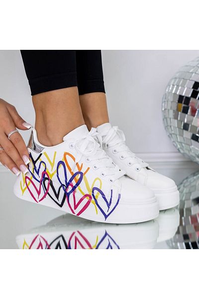 mei Pantofi Sport Dama 3B32 Argintiu