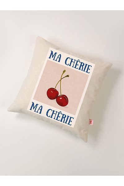 Galia Tasarım Μαξιλαροθήκη Ma Chérie Λινό 45x45 εκ