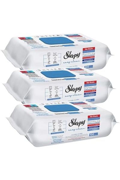 Sleepy Easy Clean Surface Cleaning Wipes – Customize Your Scent & Pack Size (3 Pack, Bleach)