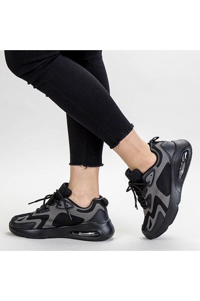 mei Women's Sports Shoes 0596 PSD Full Black