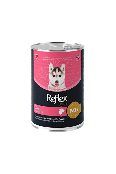 Reflex Plus Parça Kuzu Etli Ezme Yavru Köpek Konservesi 395gr