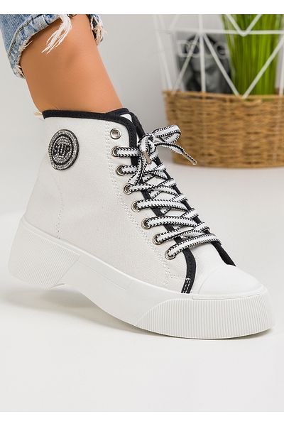 starlike Women's white sneakers A153