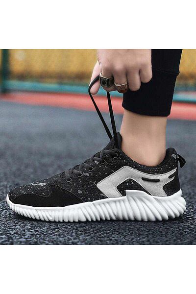 mei Men's Sports Shoes 0557 Black-Grey