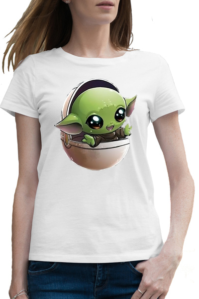 OEM Tricou femei Baby Yoda Cos, Star Wars, Mandalorian