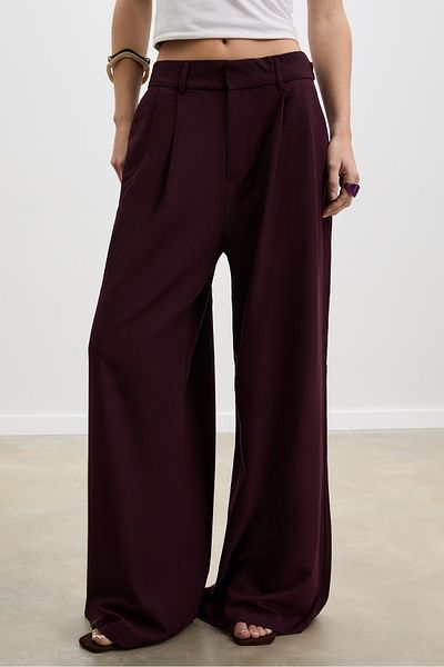 Stradivarius Super wide-leg adjustable trousers