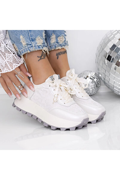 mei Γυναικεία Αθλητικά Παπούτσια 3AL8 Ασημί