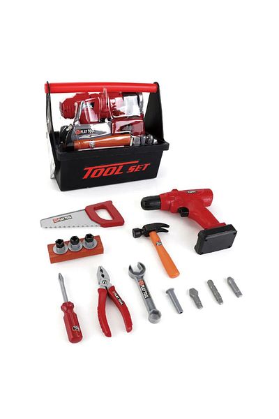 TEGOLE Toolbox play set with tools
