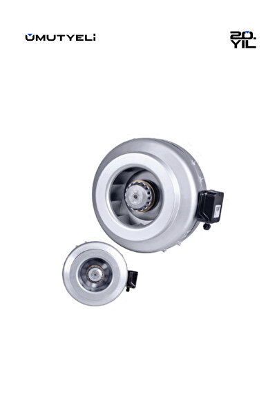 KAYITES Rad Q125 Yuvarlak Kanal Tipi Radyal Aspiratör Ve Havalandırma Fanı 41...