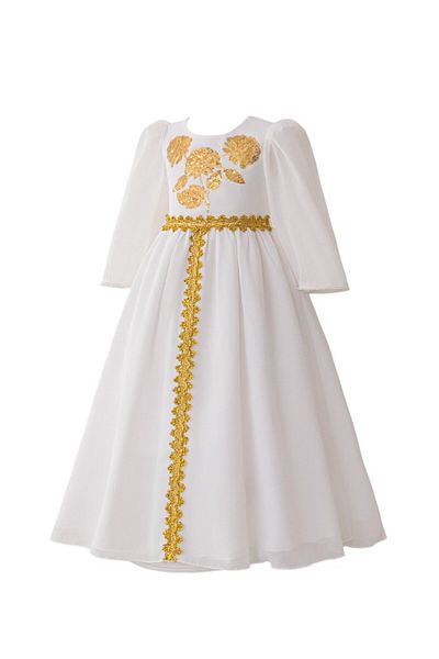 ddaniela D' Daniela - Crystal White Serenity Abaya - White