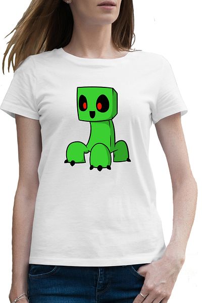 OEM Tricou femei Cute Creeper Minecraft
