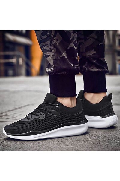 mei Men's Sports Shoes 0525 Black-White