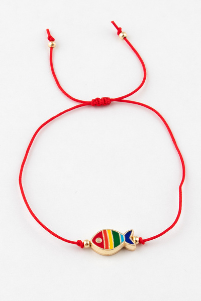 Sortie Aksesuar Rainbow Patterned Fish Figured Enamel Length Adjustable Rope ...