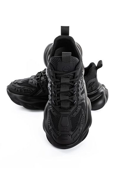 advancer Pantofi Sport Barbati din piele naturala 24210 Negru