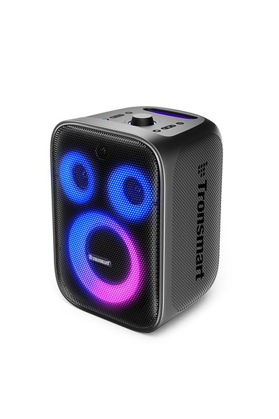 Tronsmart Głośnik bezprzewodowy Halo 200 120W + 2 mikrofony do karaoke - czarny