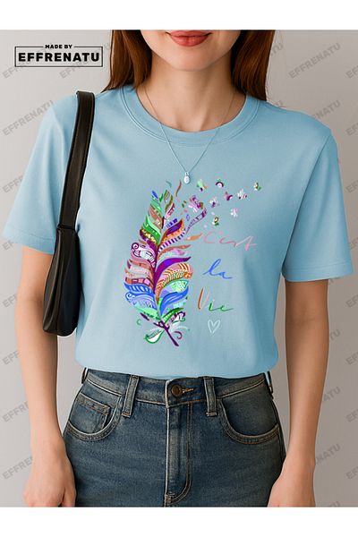 EFFRENATU Trendy Clothing Printed Charming Plus Size T-Shirt