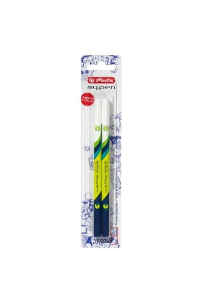 Herlitz My Pen Correction Marker, 1mm Tip, Various Colors, Set of 2