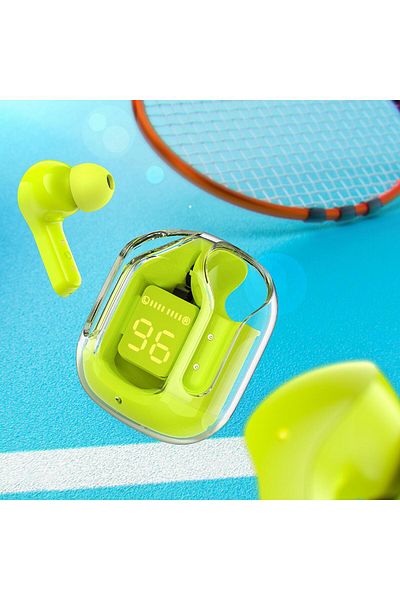 Acefast Dokanałowe słuchawki bezprzewodowe TWS Bluetooth zielony