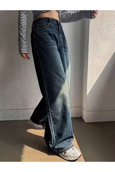 DEEFWEAR Y2K Unisex Baggy Jean Pants