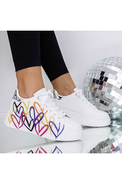 mei Pantofi Sport Dama 3B32 Argintiu