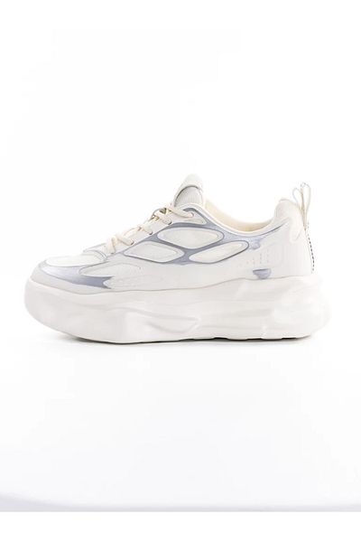 advancer Men's Sports Shoes Made of Genuine Leather 24211 White