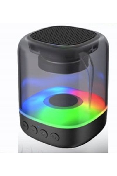 Alinna BEZPRZEWODOWY GŁOŚNIK BLUETOOTH BOOMBOX PRZENOŚNY PRZEŹROCZYSTY