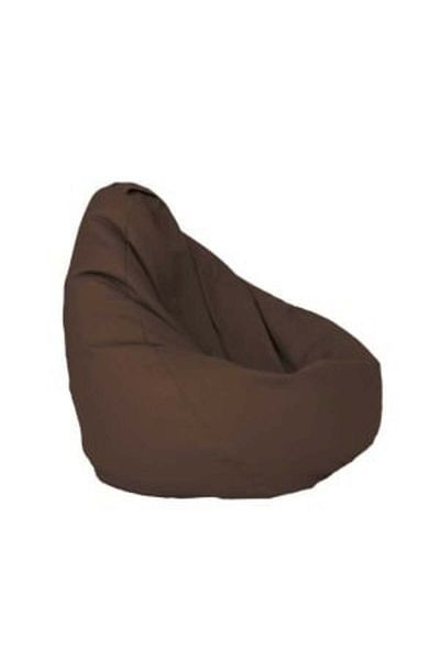 Pufrelax Fotoliu Nirvana Hobbit, Material Piele ecologica - Chocolate