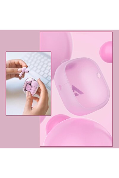 Acefast Căști wireless intraauriculare TWS Bluetooth roz