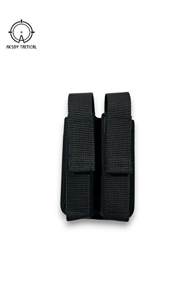 a+ aksoy tactical İmperteks Çiftli Sarjr Kılıfı Siyah