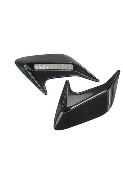 Point Araç Çamurluk Süsü ve Kaput Üstü Havalandırma Süsü Telli Model Siyah Ün...