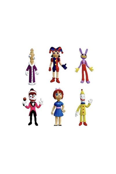 TNAGORA Set 6 Figurine Digital Circus, Mistery Box, Tnagora®, 10 cm