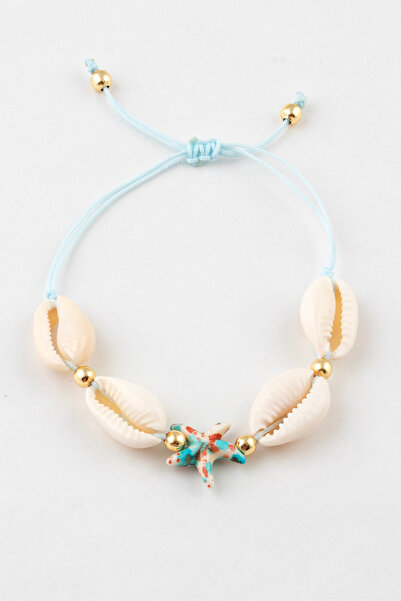 Sortie Aksesuar Colorful Starfish Patterned Seashell Figured Length Adjustabl...