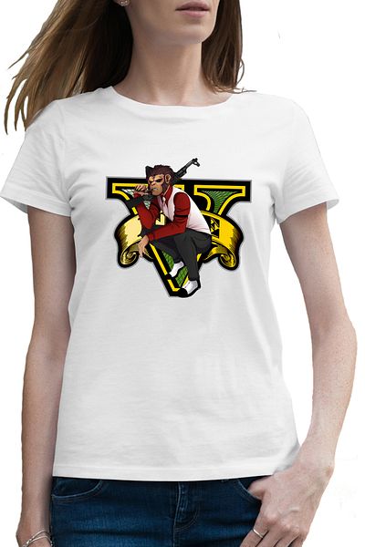 OEM Tricou femei Pogo GTA5 V Minecraft